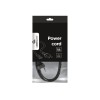 Cablexpert | Power cord (C7), VDE approved | Black Power plug type C