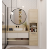 Topeshop S40 SONOMA bathroom storage cabinet Oak