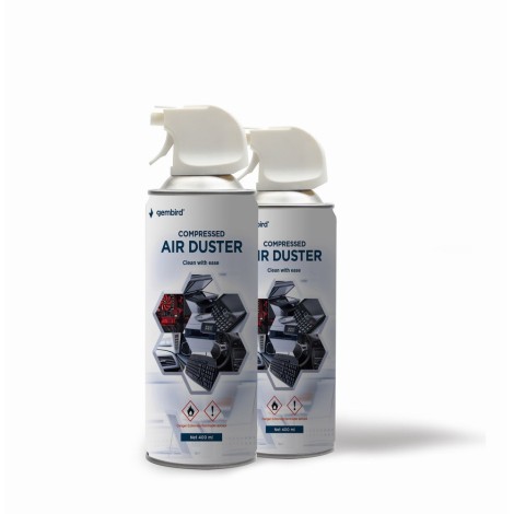 COMPRESSED AIR DUSTER 400ML/CK-CAD-FL400-01 GEMBIRD