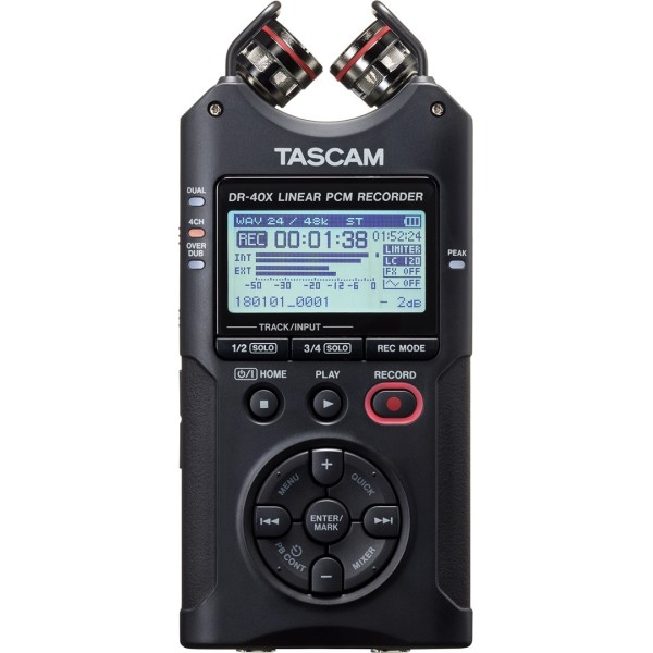 Tascam DR-40X - portable digital recorder ...