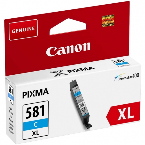 Canon Cartriges | CLI581XLC | Inkjet ...