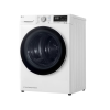 LG RH90V9AV4N Dryer Machine, C, Front loading, 9 kg, LED, Depth 66 cm, Wi-Fi, White | LG