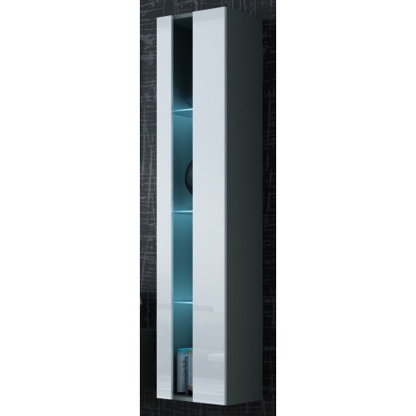 Cama Shelf unit VIGO NEW 180/40/30 grey/white gloss