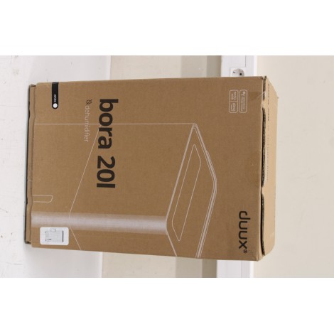 SALE OUT. Duux Bora Smart Dehumidifier 20 L+Laundry Mode, Effective area 40m², White | Duux Smart Dehumidifier | Bora | Suitable for rooms up to 40 m² | Water tank capacity 4 L | White | UNPACKED, SCRATCHED ON BACK