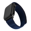 Fixed | Sporty Strap for Apple Watch 42/44/45mm | 160-210 mm | Dark blue | Nylon