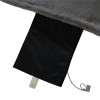 Glovii GB2G electric blanket Electric heated wrap 9 W Grey Polyester