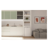 Candy Refrigerator | CNOQ2S58EW | Energy efficiency class E | Free standing | Larder | Height 85 cm | Fridge net capacity 100 L | Freezer net capacity 14 L | 37 dB | White