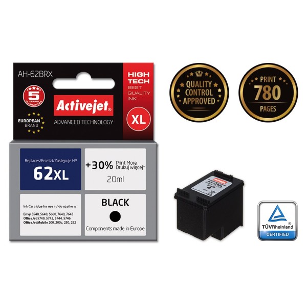 Activejet AH-62BRX ink (replacement for HP ...