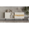 Cama INSERTO 3D1W chest of drawers 190x40x80 cashmere + LED
