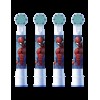 Oral-B Replacement Toothbrush Heads | EB10 4 refill Spiderman | Heads | For kids | Number of brush heads included 4