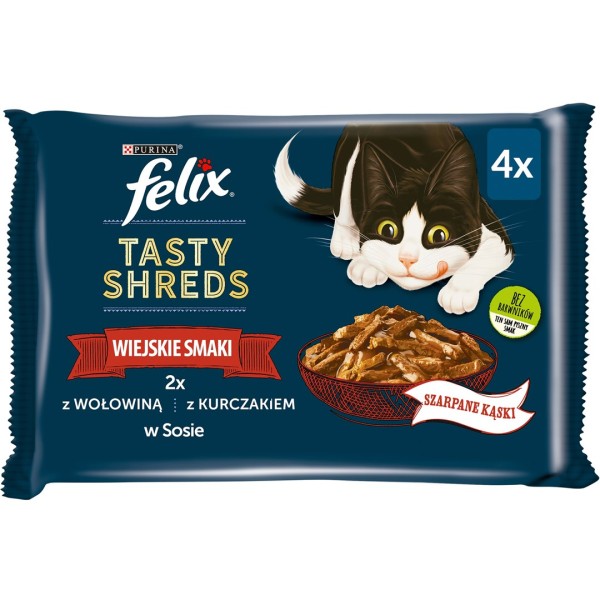 FELIX Tasty Shreds with beef and ...