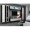 Cama Full cabinet VIGO '180' 180/40/30 white/black gloss