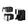 Concept FR5000 fryer Single 5 L 1700 W Hot air fryer Black, Satin steel