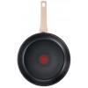 TEFAL | Frying Pan | G2540553 Eco-Respect | Frying | Diameter 26 cm | Suitable for induction hob | Fixed handle | Copper