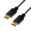 Logilink | DisplayPort Cable | Black | DP Male | DP Male | DP to DP | 1 m