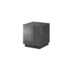 Cama bedside table REJA graphite grey gloss/graphite grey gloss