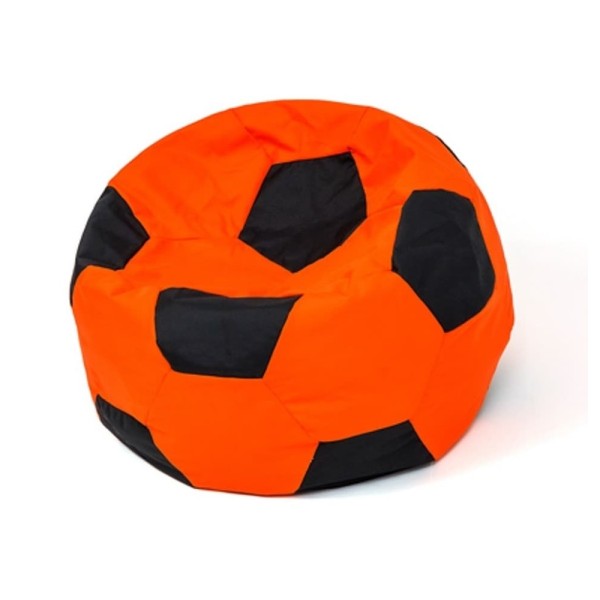 Sako bag pouf Ball orange-black XXL ...