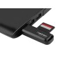 NATEC Scarab 2 card reader Black USB 3.0 Type-A