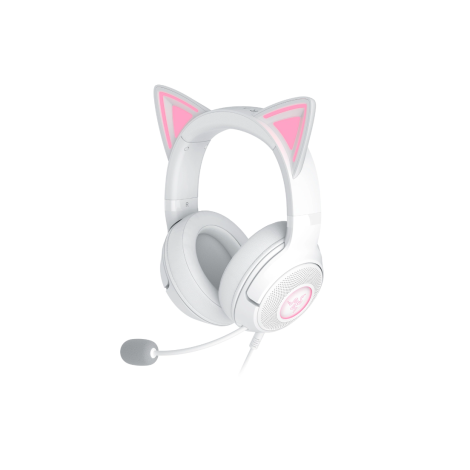 Razer Headset | Kraken Kitty V2 | Wired | Over-ear | Microphone | Noise canceling | White