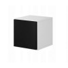 Cama full storage cabinet ROCO RO5 37/37/39 white/white/black