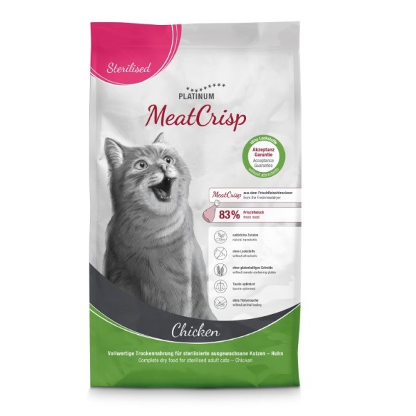 PLATINUM MeatCrisp Sterilised Chicken - dry ...