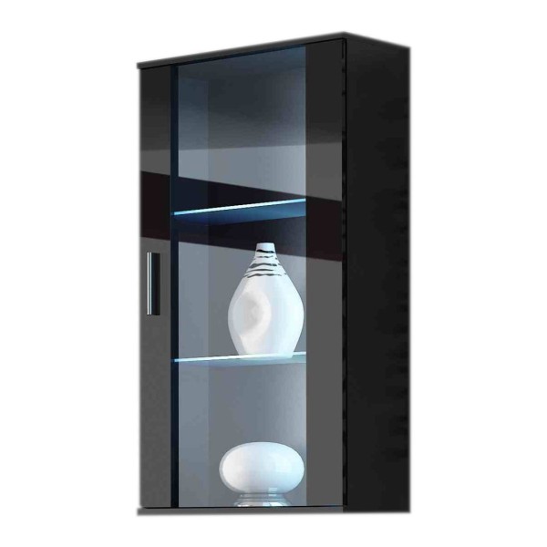 Cama hanging display cabinet SOHO black/black ...