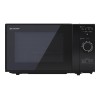 Sharp | Microwave Oven with Grill | YC-GG02E-B | Free standing | 700 W | Grill | Black