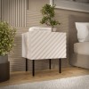 Cama LUCCA bedside cabinet, 2 pcs, 47x40x52, cashmere