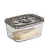 Caso | Glass Vacuum Container with Plastic Lid | VacuBoxx Eco L | Transparent