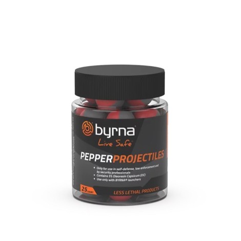 Pepper bullets BYRNA PEPPER k.68 25 pcs. for BYRNA (JB68305-1)