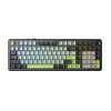 F99 Pro Black+Grey+Green GrayWood RGB AULA gasket keyboard