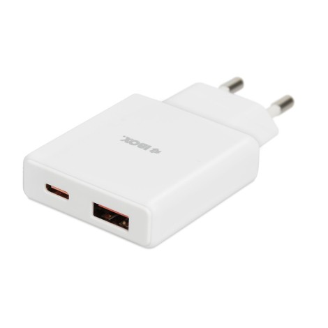 iBOX C-43 Slim GaN PD30W Wall charger, White