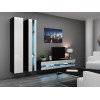 Cama TV stand VIGO NEW 30/140/40 black/white gloss