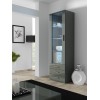 Cama display cabinet SOHO S1 grey/grey gloss