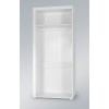 Cama wardrobe SAMBA white/white gloss