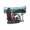 Next Level Racing Floor stand | Round Tube Freestanding Single Monitor Stand | Up to 3x43 
