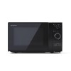 Sharp | Microwave Oven with Grill | YC-GG02E-B | Free standing | 700 W | Grill | Black