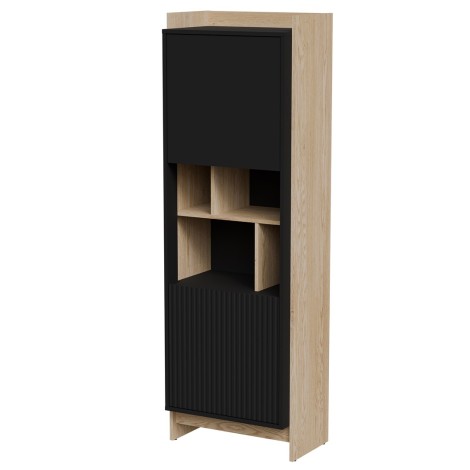 Cama PORTO 59x38x180 display cabinet oak/black