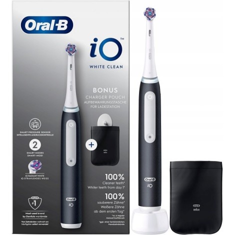 Szczoteczka Oral-B biało czarna + pokrowiec