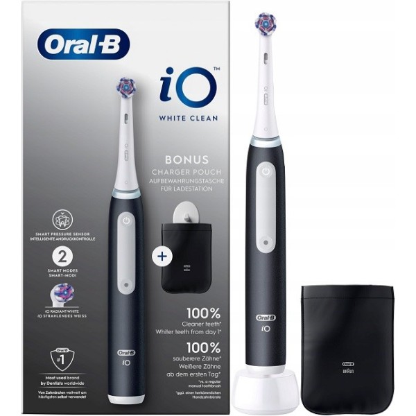 Szczoteczka Oral-B biało czarna + pokrowiec