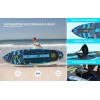 Deska SUP SKATINGER Asiaticus 350x89x15 cm Yoga