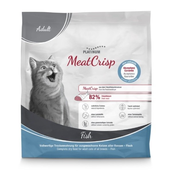 PLATINUM MeatCrisp Adult Fish - dry ...