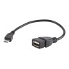 Cablexpert USB OTG AF to Micro BM cable, 0.15 m | Cablexpert