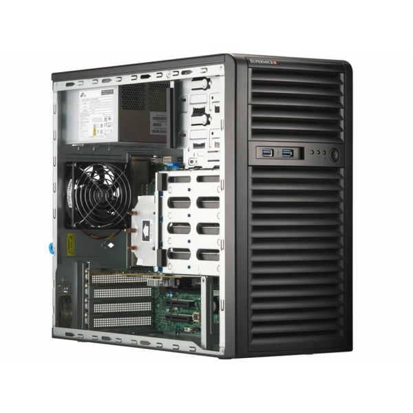 Supermicro SYS-531R-I PC/workstation barebone Mini-Tower Black ...