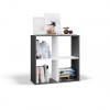 MALAX 2X2 SHELVING UNIT, ANTHRACITE/WHITE