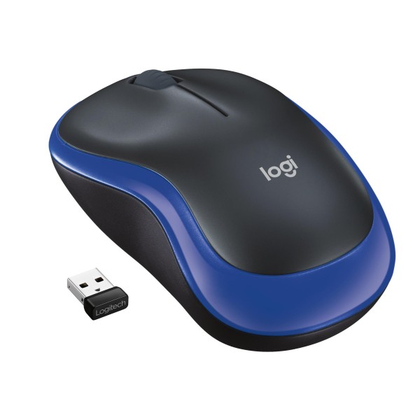 MOUSE USB OPTICAL WRL M185/BLUE 910-002239 ...