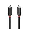 CABLE USB4 240W TYPE C 0.5M/BLACK LINE 37000 LINDY