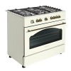 Ravanson Retro KWGE–90ARC gas and electric cooker (cream)