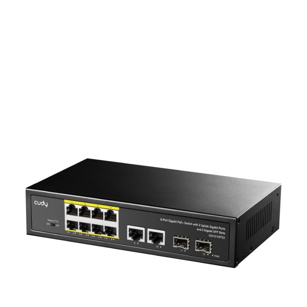Cudy GS1010PS2 network switch Unmanaged Gigabit ...