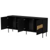 Cama INSERTO 3D1W chest of drawers 190x40x80 black + LED